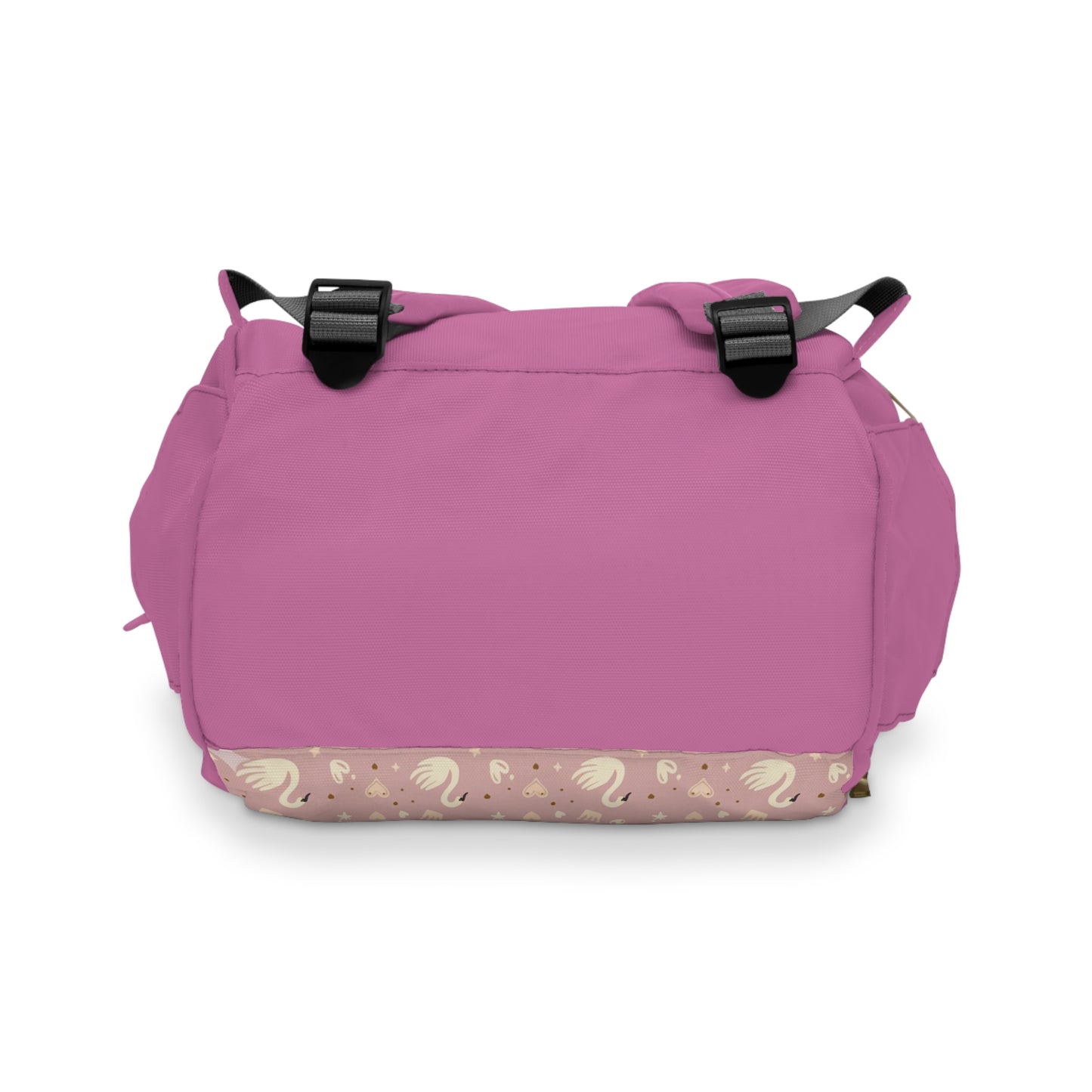 Pink Swan Diaper Backpack – Multifunctional Baby Changing Bag