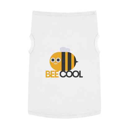 Bee Cool Pet Tank Top — Cute Yellow Bee Dog Shirt