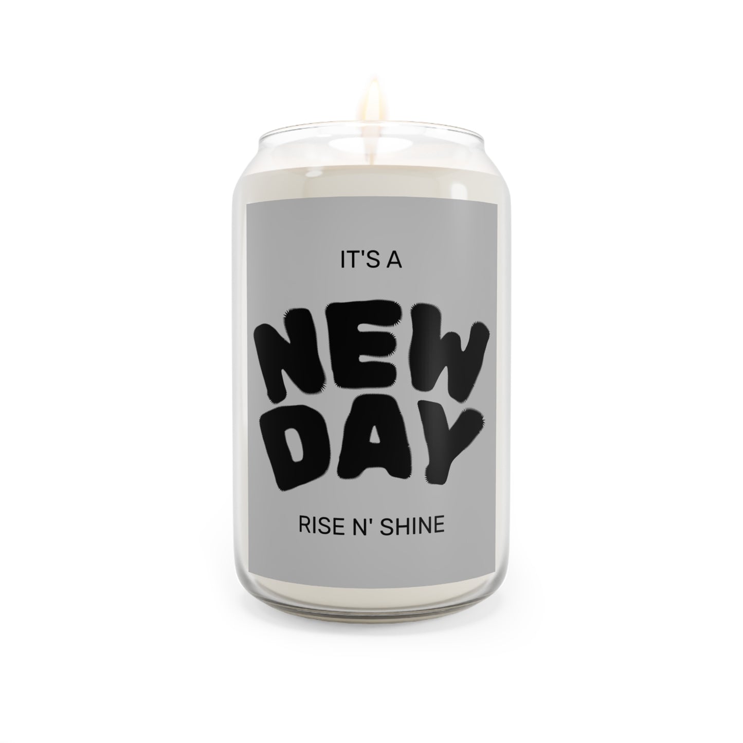 Scented Soy Candle — “It’s a New Day” Rise N’ Shine Aroma, variety, the giveback candle collection (13.75 oz)