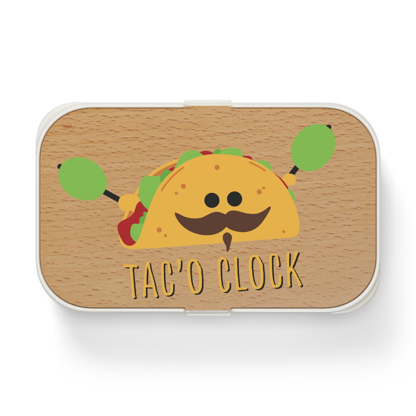 Fun Taco Bento Lunch Box - Perfect for Kids and Food Lovers “taco o’clock”