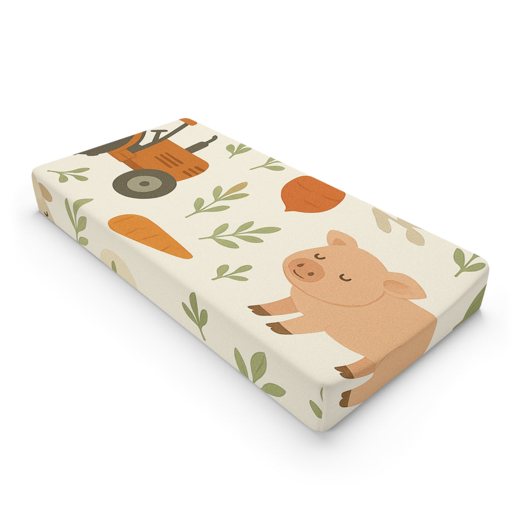 Farm Animal Baby Changing Pad Cover