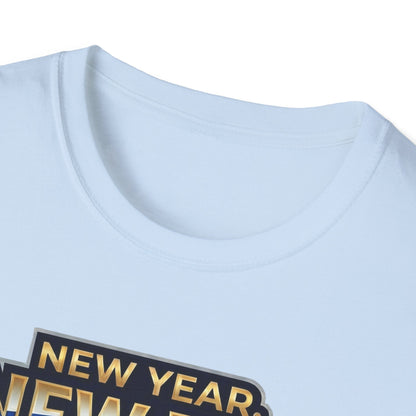 New Year 2026 T-Shirt – "New Year, New Era" Champagne & Fireworks Celebration Tee