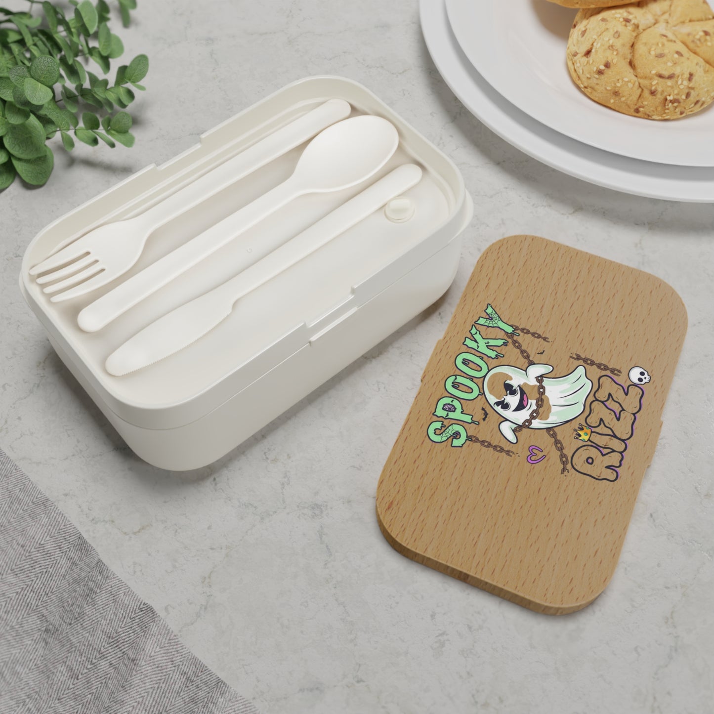 Spooky Ghost Bento Lunch Box for Fun & Functional Meal Prep