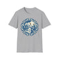 Vintage Blue Rococo Smartphone Toile -  T-Shirt
