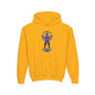 Youth Hoodie — Neon k-Pops Gamer Girl Graphic “Pixel Pal” Streetwear