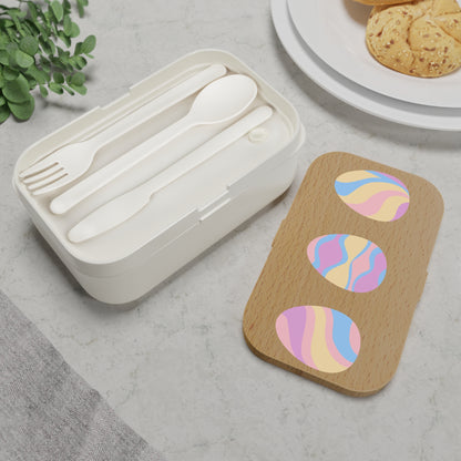 Pastel Easter eggs Bento Lunch Box