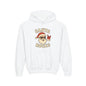 Youth Hoodie — "Santa Rocks" Cool Santa Christmas Sweatshirt