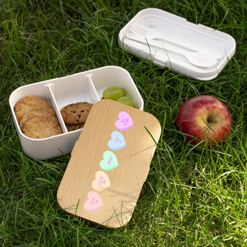 Cute Heart-Themed Bento Lunch Box - Perfect for Valentine's Day and Everyday Meal Prep