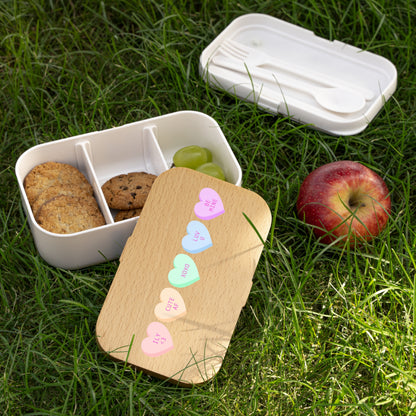 Cute Heart-Themed Bento Lunch Box - Perfect for Valentine's Day and Everyday Meal Prep