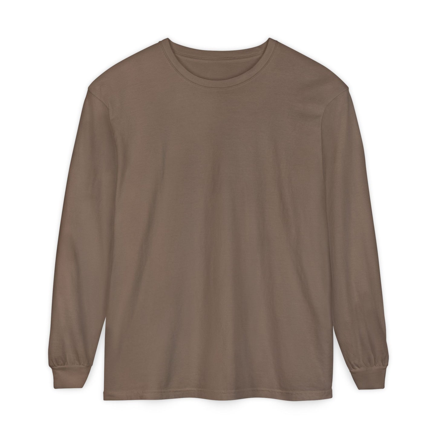Women’s Comfortable espresso color Long Sleeve T-Shirt - Perfect for Casual Wear