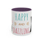 Happy and Dazzling smoking cat Cat Accent Coffee Mug — Cute Black Cat Coffee Cup (11/15oz) (free shipping)