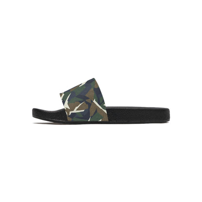 Men's Slide Sandals Refined Geometric Camouflage
