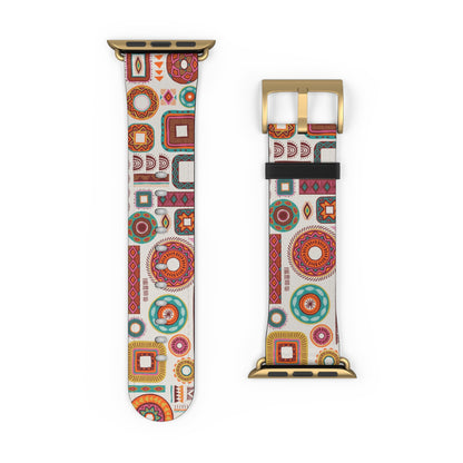 Colorful Geometric Watch Band for Trendy Style