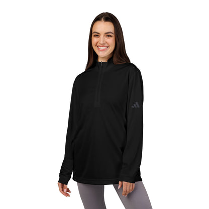 Embroidered Quarter-Zip Pullover — adidas® Performance Top