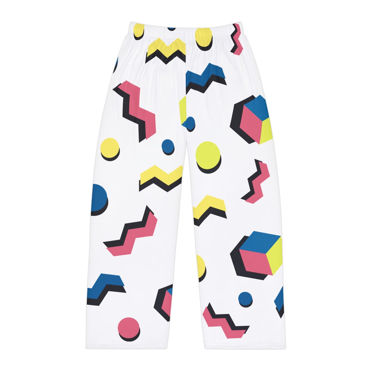 Retro 80s Memphis Geometric Lounge Sleep Pant- pajama pants