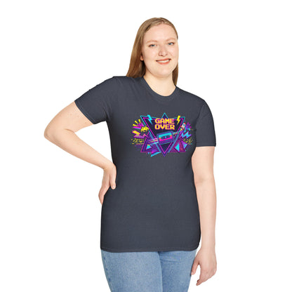 Retro 'Game Over' Graphic T-Shirt — 80s Arcade Gamer Tee