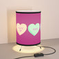 Conversation Heart Tripod Lamp — Cute AF XOXO Printed Shade