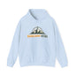 Base Camp Vital Outdoor Fleece Hoodie | Mountain Compass Graphic Pullover | 50/50 Midweight Trail Hoodie  Vital Hoodie  (free shipping)