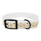 Cute Cartoon Dogs Dog Collar — Beige Puppy Pattern Adjustable Collar