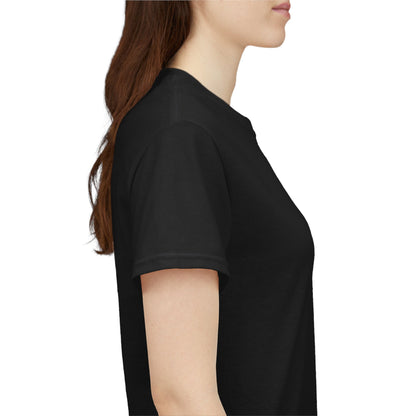 Women’s Casual Black Heavy Cotton Tee - Perfect for Everyday Comfort