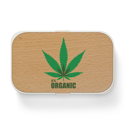 Pot plant Mary Jane style Bamboo Bento Lunch Box - Eco-Friendly Meal Prep Container