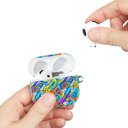 Colorful  AirPods Case — Retro Pop Graphic AirPod Case