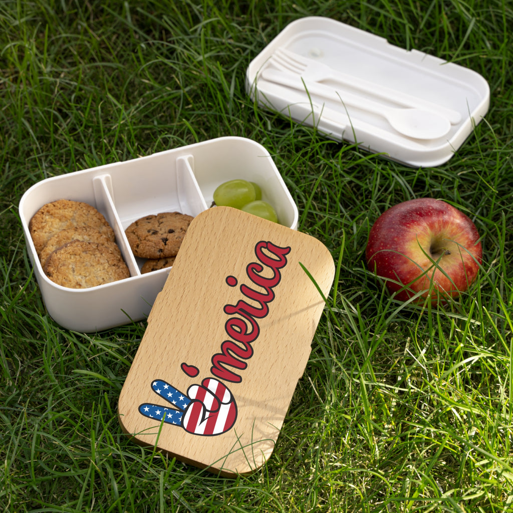 Patriotic Bento Lunch Box - 'Merica Design