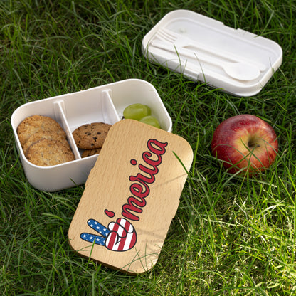 Patriotic Bento Lunch Box - 'Merica Design