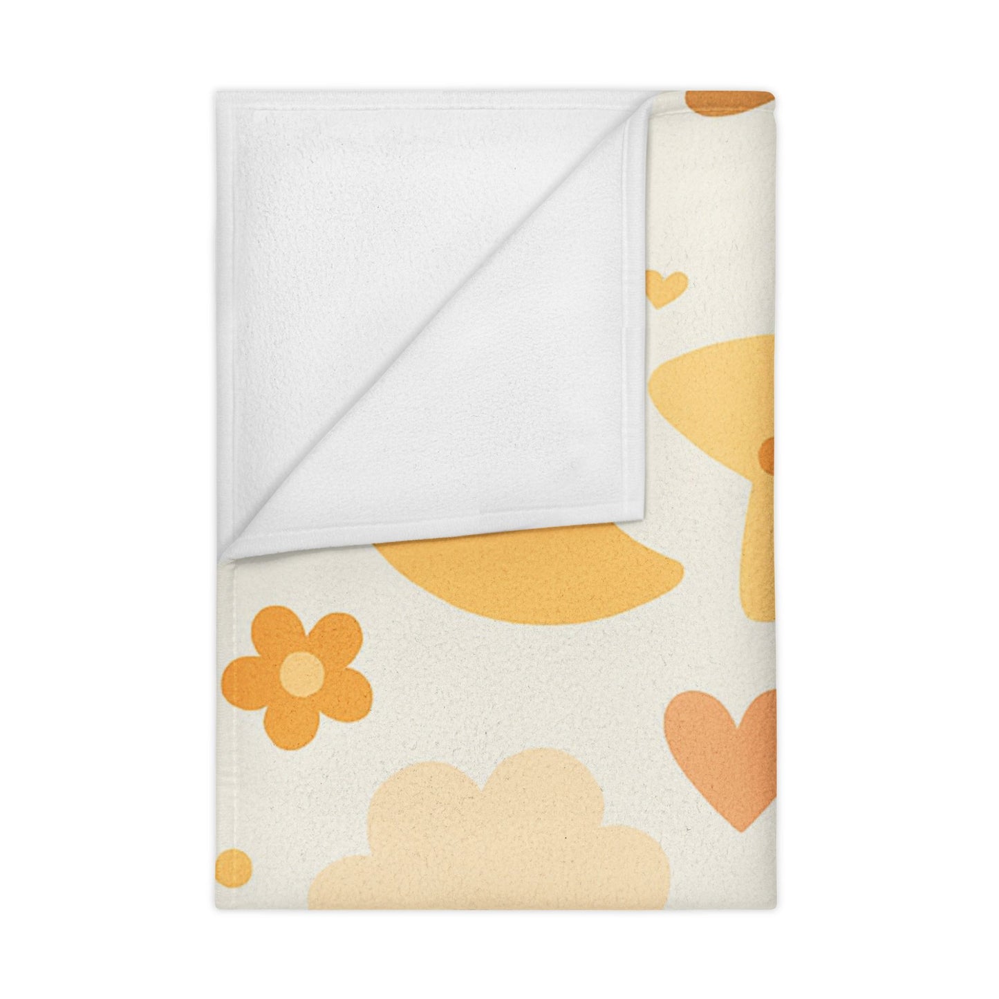 Cozy Toddler Blanket with Cute Bears and Rainbows