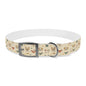 Cute Cartoon Dogs Dog Collar — Beige Puppy Pattern Adjustable Collar