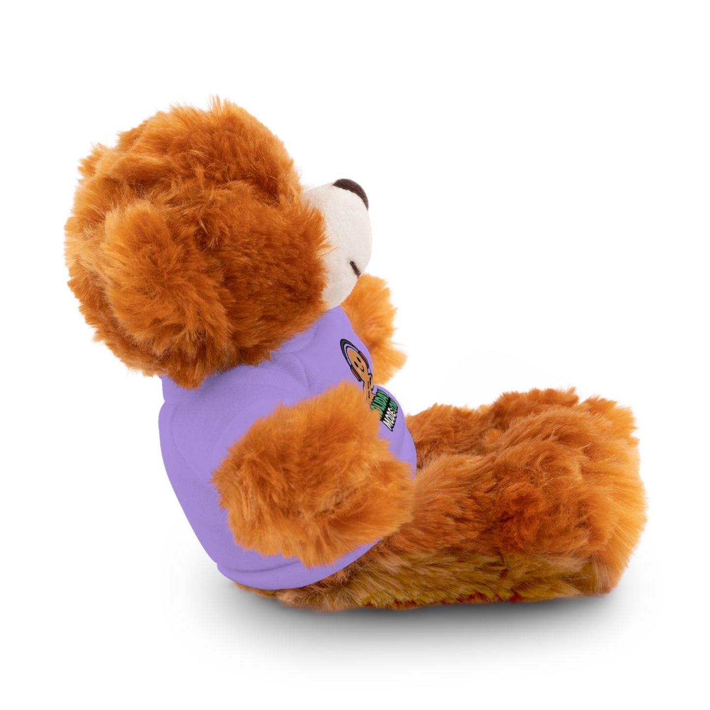 Holiday Mode On Gingerbread Bear Plush with Tee