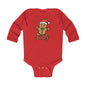 Infant Bodysuit — Jolly Gingerbread Baby Christmas Long Sleeve Onesie