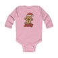 Infant Bodysuit — Jolly Gingerbread Baby Christmas Long Sleeve Onesie