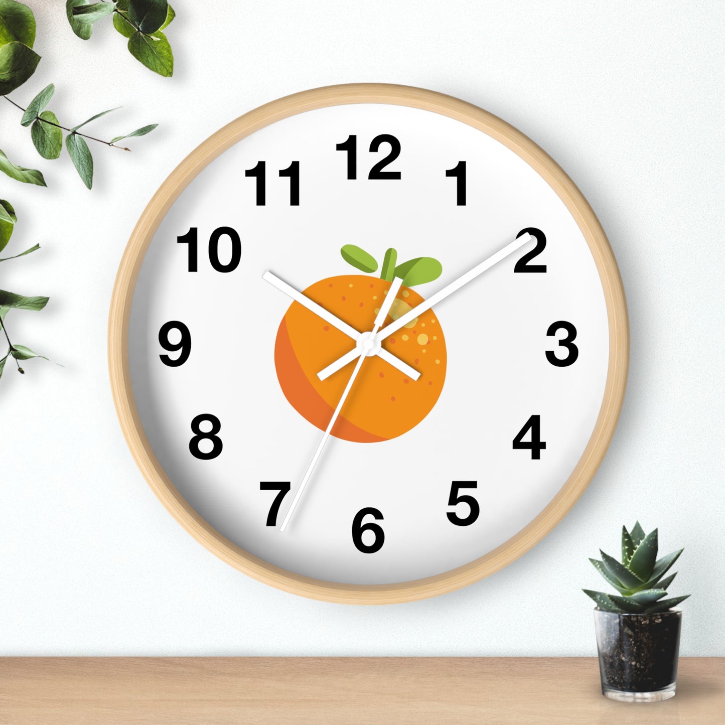 Cute Orange Fruit Wall Clock – Perfect for Kitchen Decor and Gift Ideas