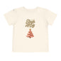 Toddler Tee - "Sleigh All Day" Christmas Tree Holiday Shirt