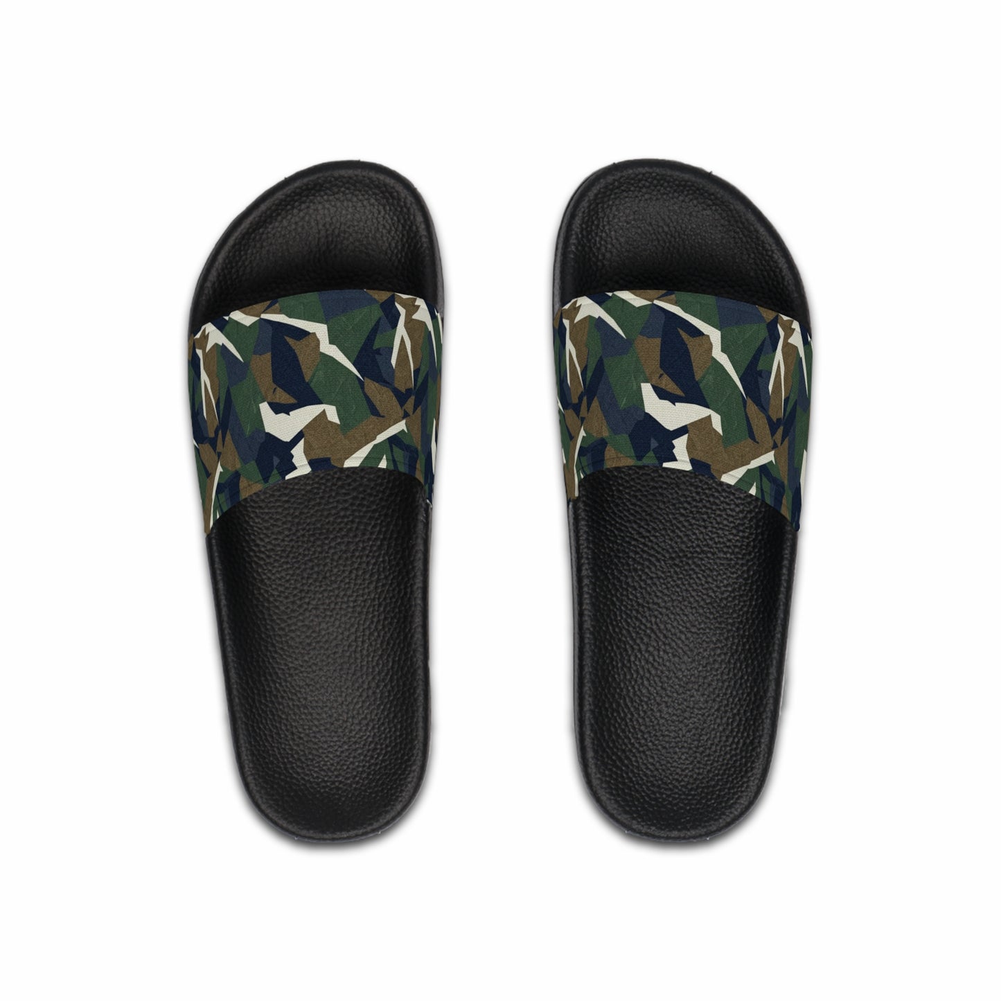 Men's Slide Sandals Refined Geometric Camouflage