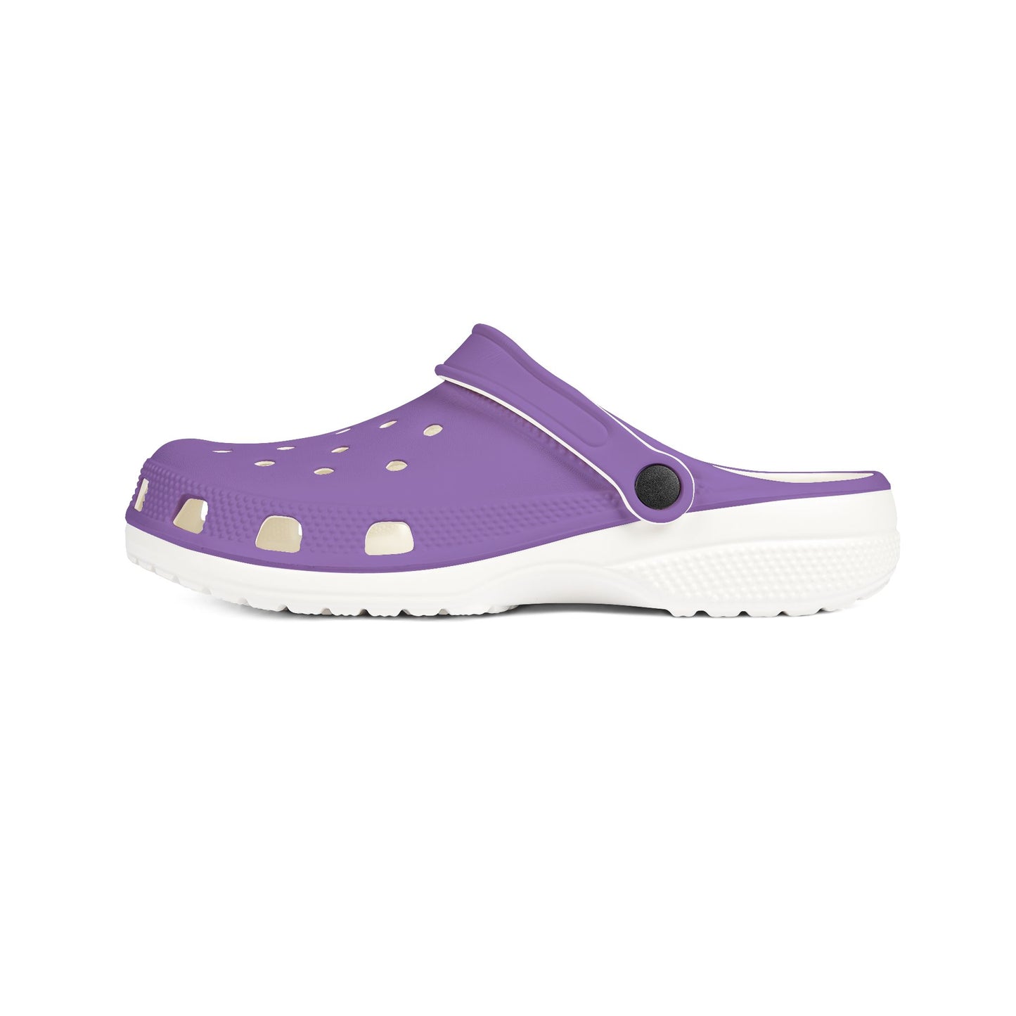 Purple EVA Foam Clogs - Lightweight Comfortable Slip-On Shoes