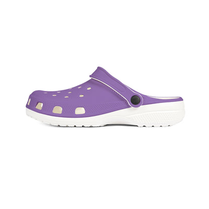 Purple EVA Foam Clogs - Lightweight Comfortable Slip-On Shoes
