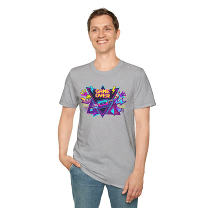 Retro 'Game Over' Graphic T-Shirt — 80s Arcade Gamer Tee