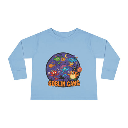 Goblin Gang Toddler Long Sleeve Tee - Fun Kids Shirt, Halloween Outfit, Birthday Gift, Playtime Apparel, Cute Toddler Fashion