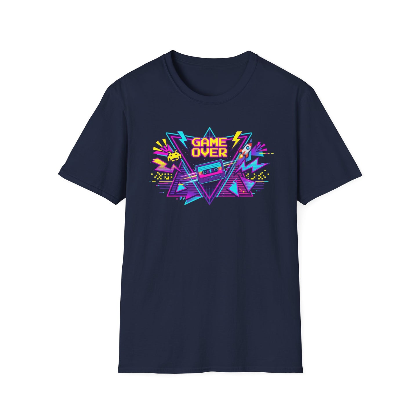 Retro 'Game Over' Graphic T-Shirt — 80s Arcade Gamer Tee