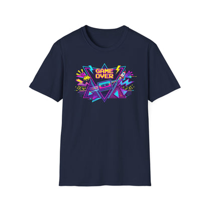Retro 'Game Over' Graphic T-Shirt — 80s Arcade Gamer Tee