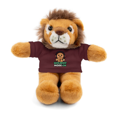 Holiday Mode On Gingerbread Bear Plush with Tee