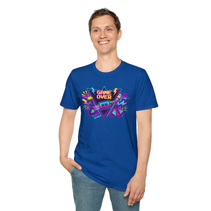 Retro 'Game Over' Graphic T-Shirt — 80s Arcade Gamer Tee