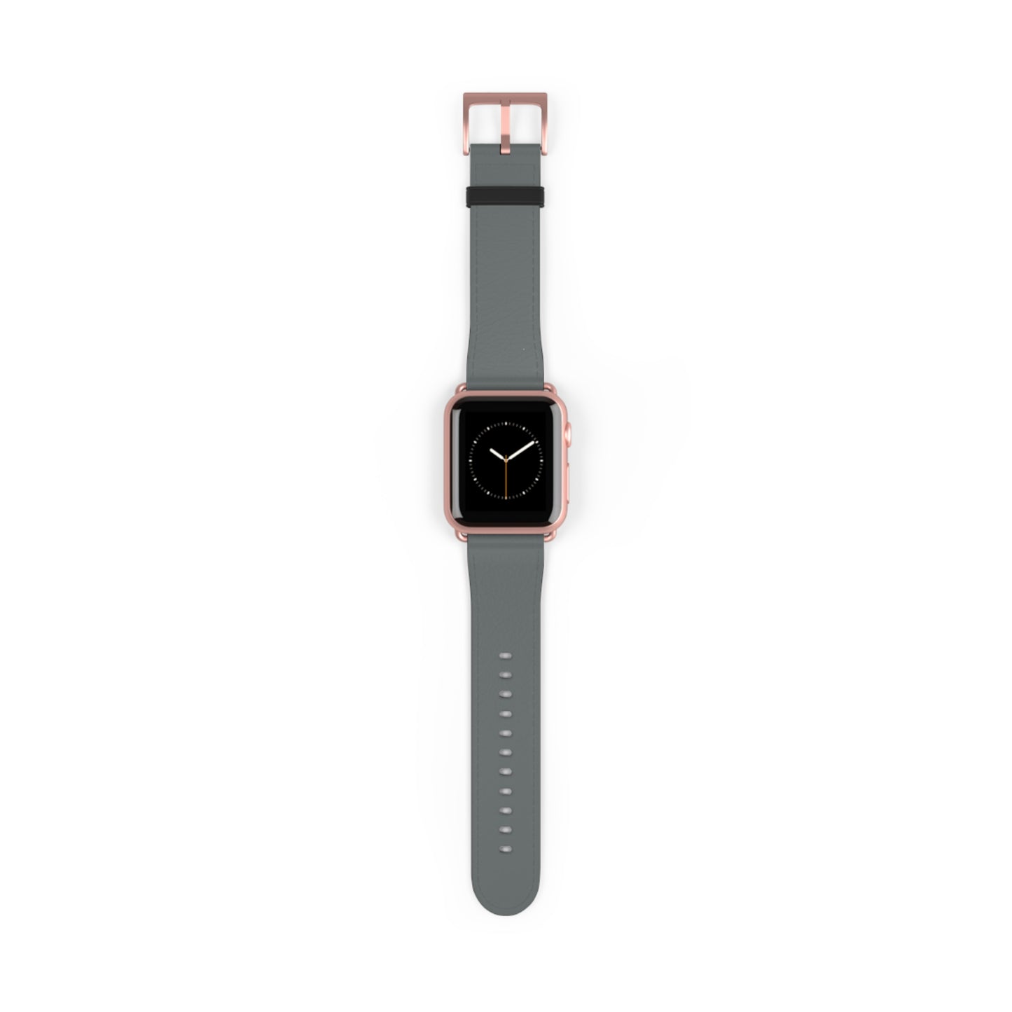 Stylish Gray Silicone Watch Band for Apple Watch - Modern & Comfortable Design