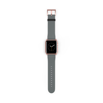 Stylish Gray Silicone Watch Band for Apple Watch - Modern & Comfortable Design