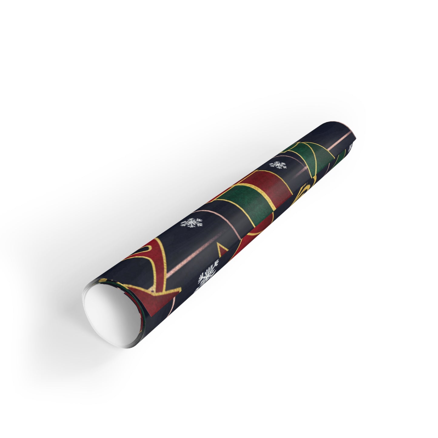 Festive Christmas Gift Wrapping Paper Roll - Holiday Cheer Design