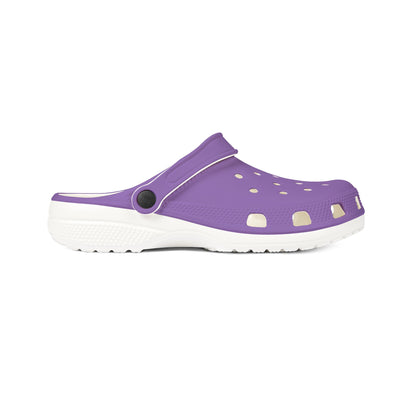 Purple EVA Foam Clogs - Lightweight Comfortable Slip-On Shoes
