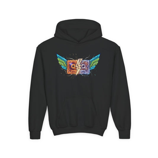 Youth Retro Cassette Wings Hoodie