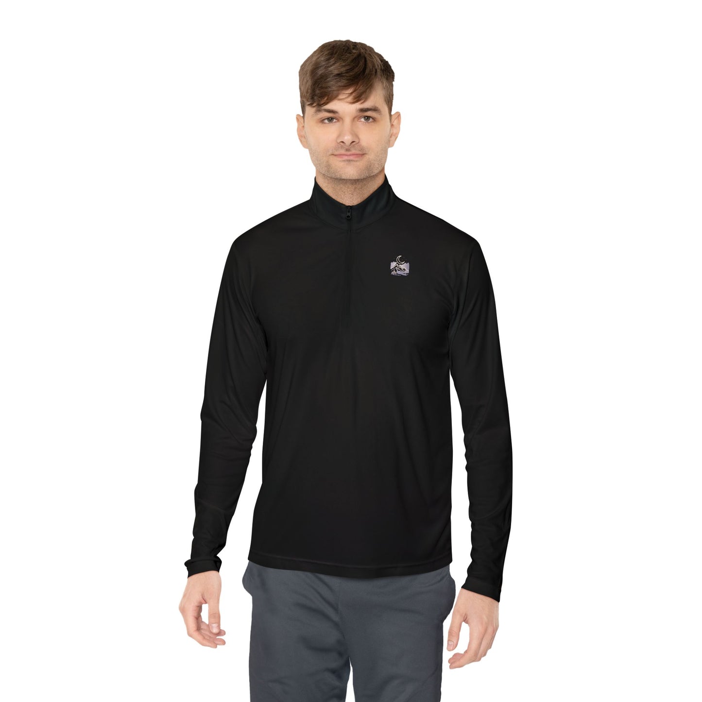 Space camp vital gear- Multiple color options  - Base Camp Vital -Quarter-Zip Pullover — Minimal Embroidered Chest Logo